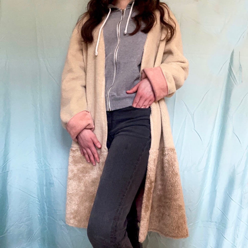 Zara basic beige coat